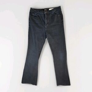 NYDJ Not Your Daughter's Jeans Black Studded Bootcut High Rise Denim Pants 32x32